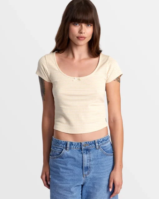 SWEET WIDE RIB TEE