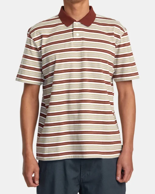 UPTOWN STRIPE POLO SHORT SLEEVE POLO SHIRT