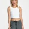 VA CUT OUT CROPPED TANK TOP