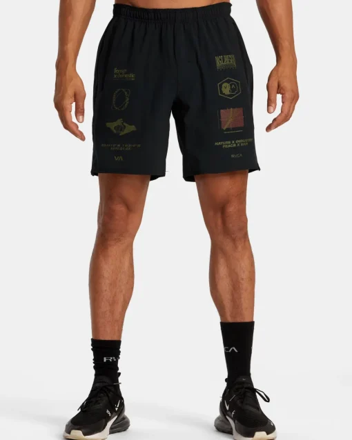 YOGGER STRETCH 17" ATHLETIC SHORTS