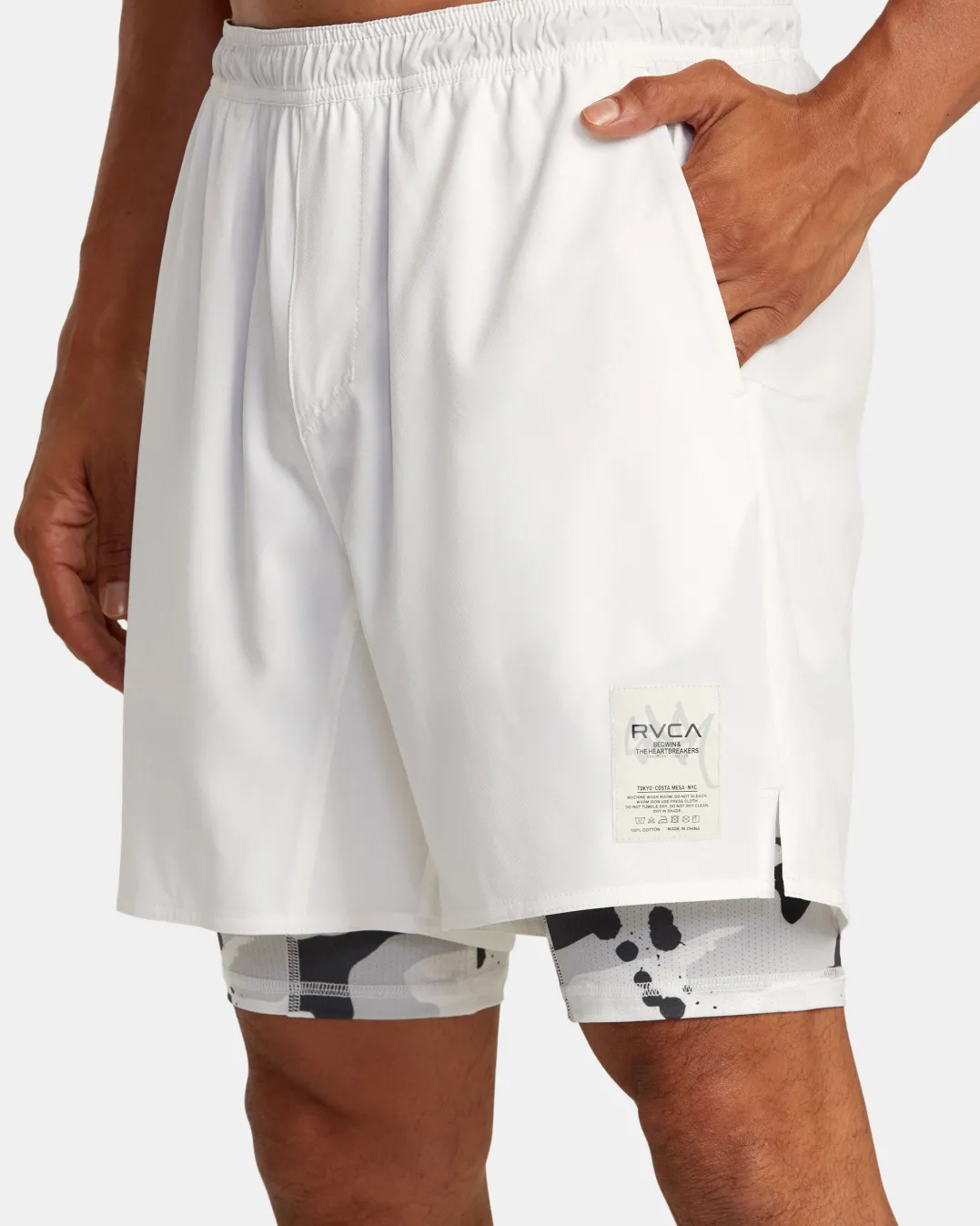 BEDWIN X STASH TRAIN 2-IN-1 SHORTS