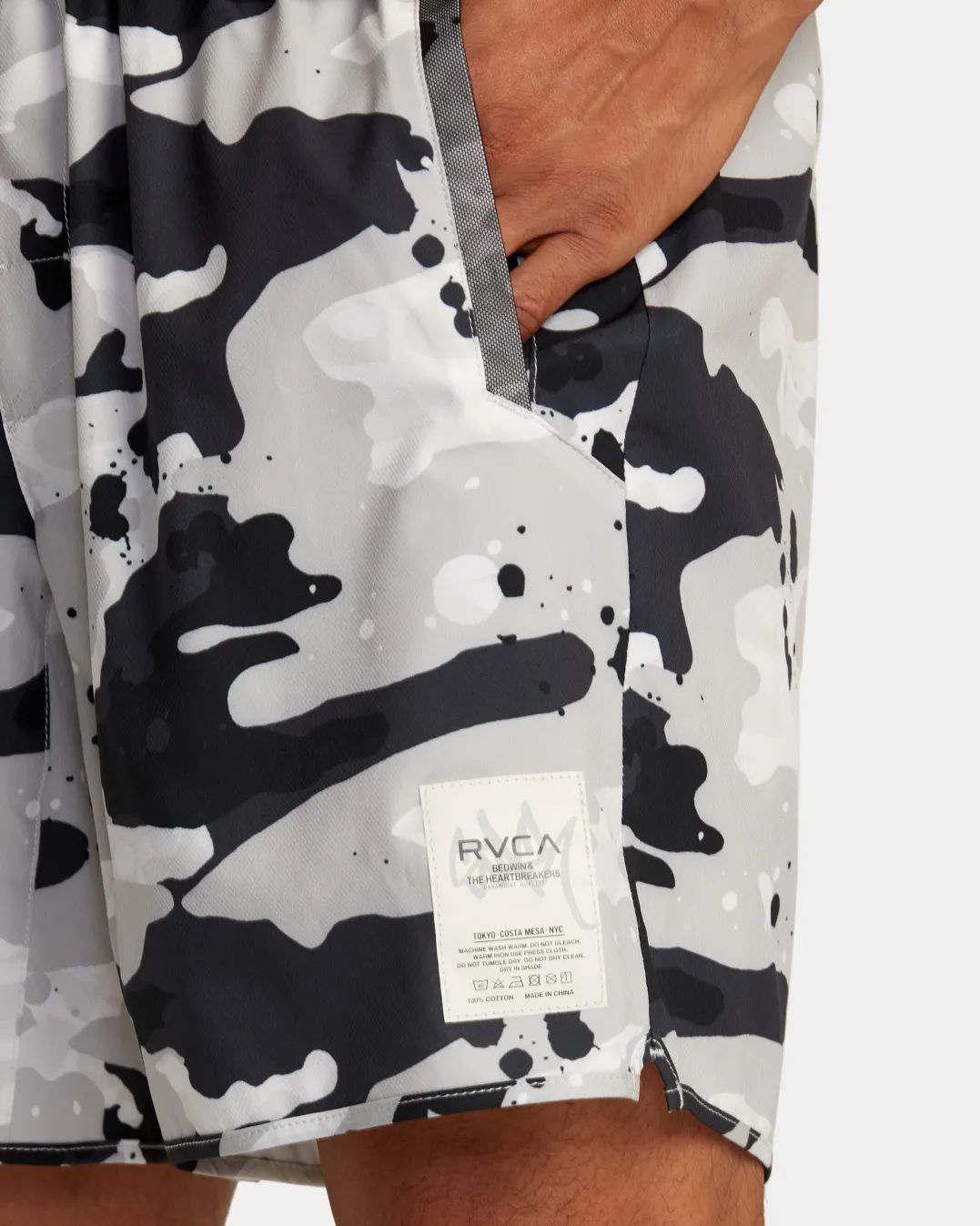 BEDWIN X STASH YOGGER STRETCH 17" ELASTIC WAIST SHORTS