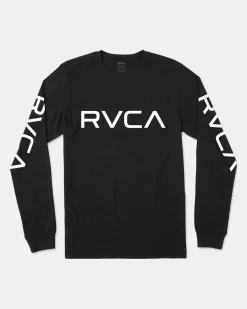 BOYS BIG RVCA LONG SLEEVE TEE