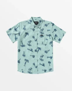 BOYS POMMIER PALMS SHORT SLEEVE SHIRT