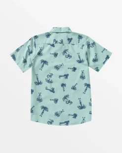 BOYS POMMIER PALMS SHORT SLEEVE SHIRT