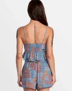 BRIDGETTE PEPLUM CROP TOP