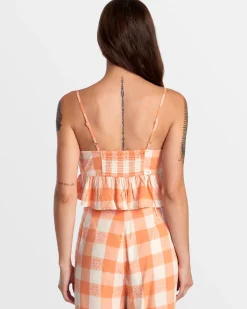 BRIDGETTE PEPLUM CROP TOP