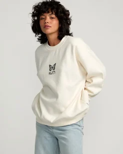 BUTTERFLY BAGGIE CREW SWEATSHIRT