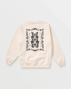 BUTTERFLY BAGGIE CREW SWEATSHIRT