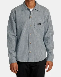 CHAINMAIL HICKORY LONG SLEEVE OVERSHIRT