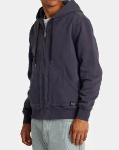 CHAINMAIL ZIP-UP HOODED SWEATSHIRT