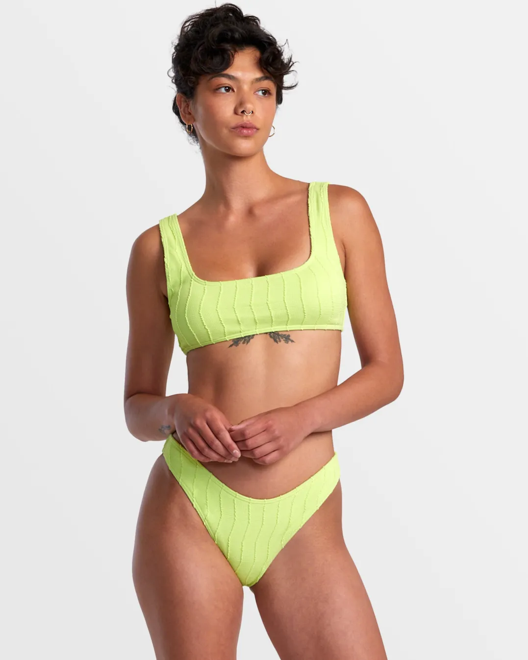 CHEVY GROOVES HIGH LEG FRENCH BIKINI BOTTOMS