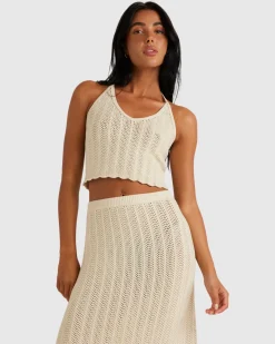 CROCHET HALTER TOP