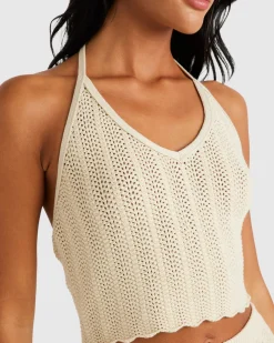 CROCHET HALTER TOP