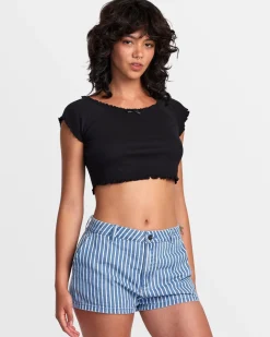 DELILAH OFF-THE-SHOULDER CROP TOP