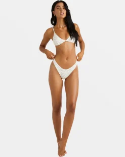 DITSY RIB TRI BIKINI TOP