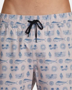 DORADO ELASTIC WAIST BOARDSHORTS 17''