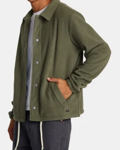 DOWNTOWN FLEECE COACHES JACKET