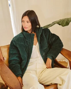 EEZEH CORDUROY PUFFER JACKET