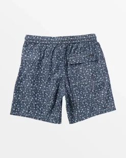 ESCAPE ELASTIC WAIST CHAMBRAY SHORTS