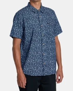 FRAME CHAMBRAY SHORT SLEEVE SHIRT