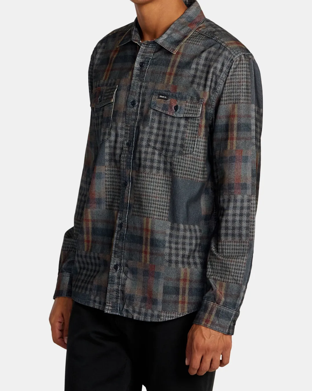 FREEMAN CORD PRINT LONG SLEEVE SHIRT