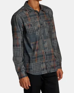 FREEMAN CORD PRINT LONG SLEEVE SHIRT