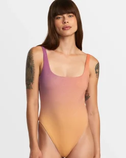 GOLDEN STAPLE ONE-PIECE SWIMSUIT