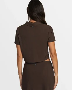 JENNI BUTTONED SHORT-SLEEVE SHIRT