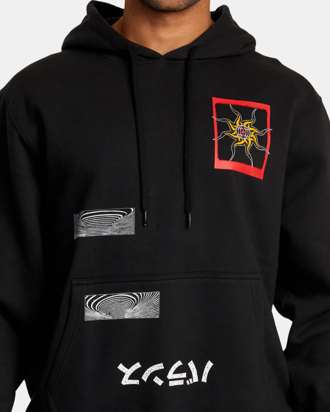 KELSEY NIZIOLEK BLACK SUN HOODIE