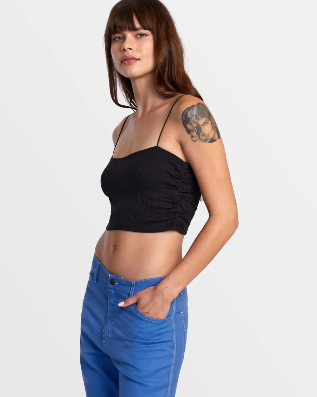 LEXI WIDE RIB FITTED TANK TOP