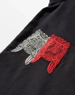 OBLOW FLORAL SHORT SLEEVE WOVEN SHIRT