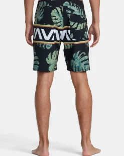 OBLOW HAWAII BANDED BOARDSHORTS 18''
