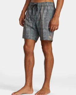 OBLOW TAPA ELASTIC WAIST BOARDSHORTS