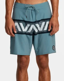 OBLOW TIKI BANDED 18" BOARDSHORTS