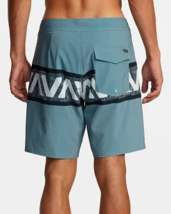 OBLOW TIKI BANDED 18" BOARDSHORTS