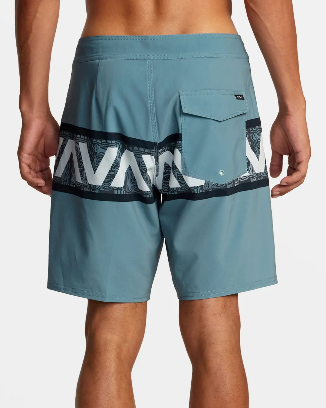 OBLOW TIKI BANDED 18" BOARDSHORTS