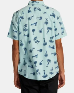 POMMIER PALMS SHORT SLEEVE SHIRT