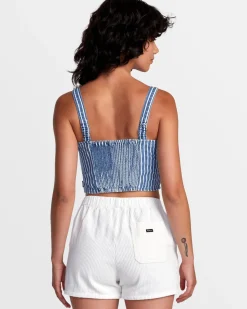 PORTIA DENIM CROP TOP