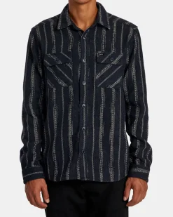 RVCA BLANKET LONG SLEEVE SHIRT