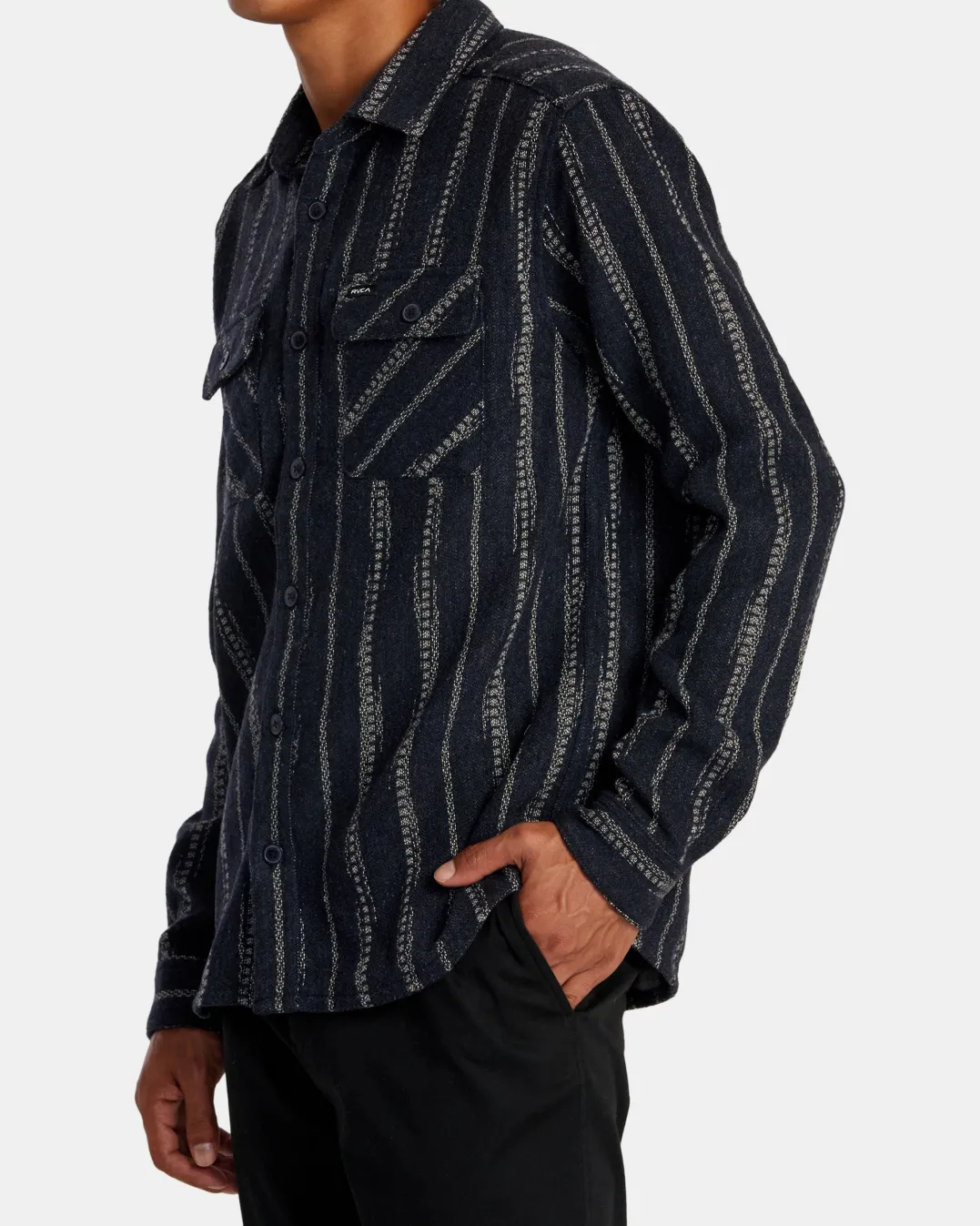 RVCA BLANKET LONG SLEEVE SHIRT