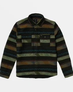 RVCA BLANKET LONG SLEEVE SHIRT
