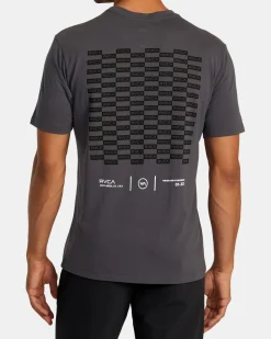RVCA CHECK BOX SHORT SLEEVE TEE
