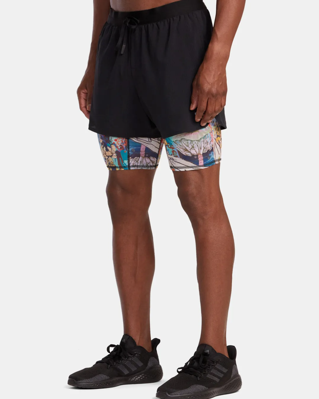 SAGE VAUGHN RUNNER 2 IN 1 SHORTS