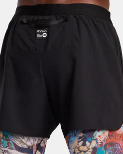 SAGE VAUGHN RUNNER 2 IN 1 SHORTS