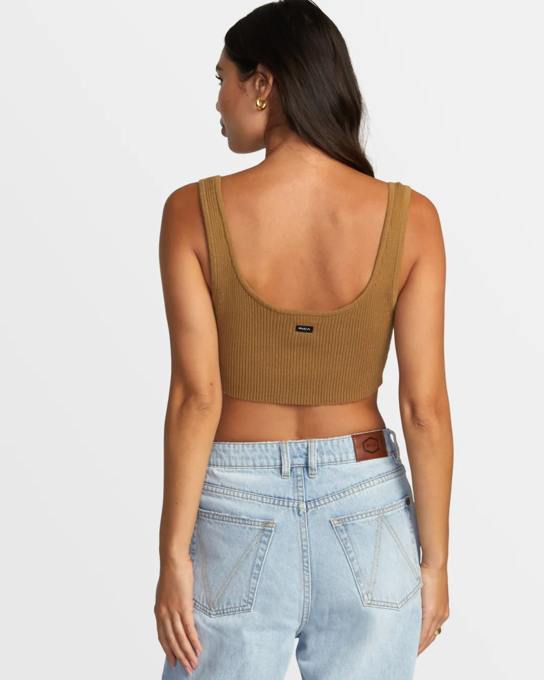 SELECTS ROUNDABOUT SWEATER TANK V-NECK SWEATER