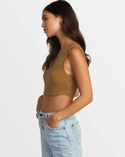 SELECTS ROUNDABOUT SWEATER TANK V-NECK SWEATER