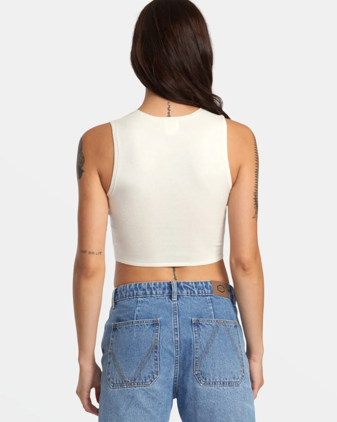 SELECTS SHIVER SWEATER TANK CREW NECK SWEATER