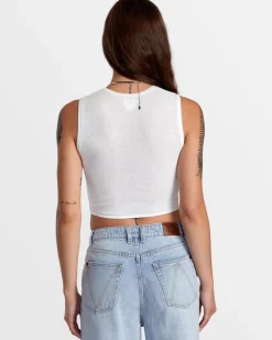 SELECTS SHIVER SWEATER TANK CREW NECK SWEATER