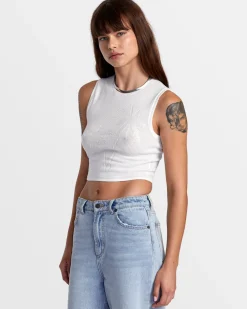 SELECTS SHIVER SWEATER TANK CREW NECK SWEATER